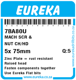 7BA80 - Machine Screw & Nut -7BA80_Label_T